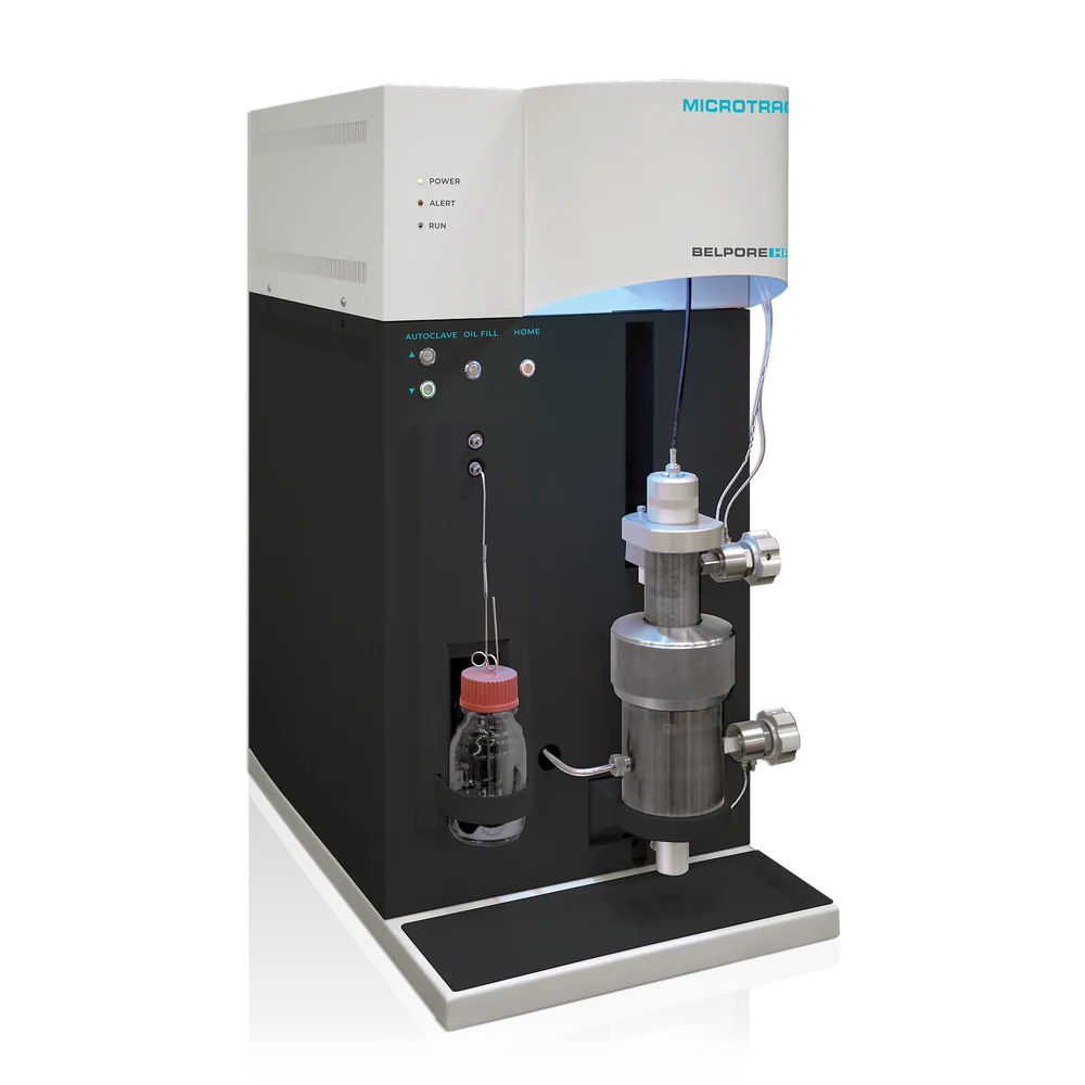 Microtrac BELPORE Mercury Porosimeter – Pore Size & Volume | 3.6 nm–180 µm, up to 414 MPa