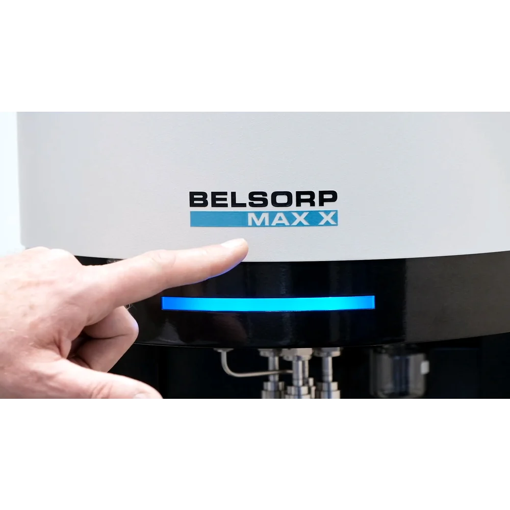 Microtrac BELSORP MAX X Gas Adsorption Analyzer – Surface Area & Pore Size (BET) | 0.35–500 nm, 4 Ports