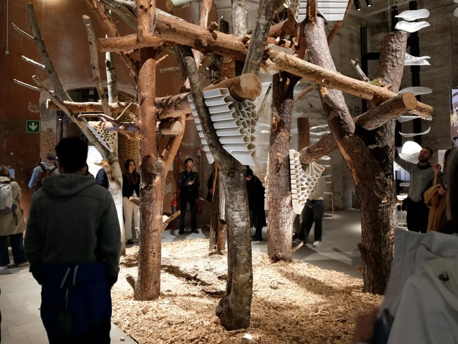 Caracol TPE pellets – 3D printed architectural installation (LFAM)