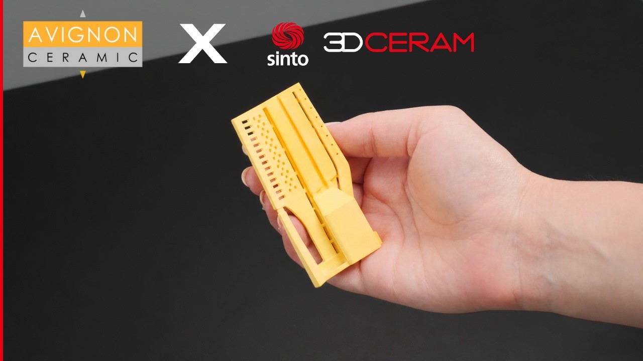 3D-printed ceramic cores for investment casting, Avignon Ceramic and 3DCeram