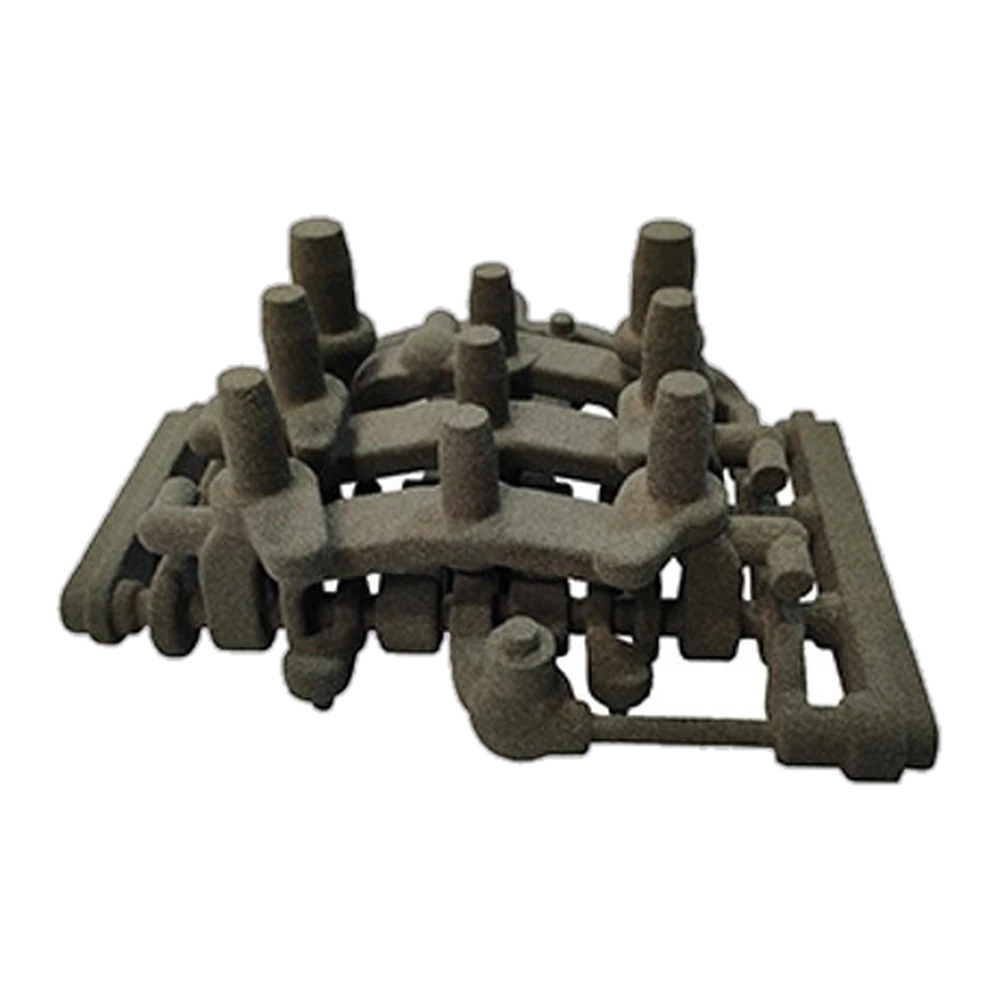 CH Leading 3D-printed sand valve cores cluster — binder jetting foundry casting