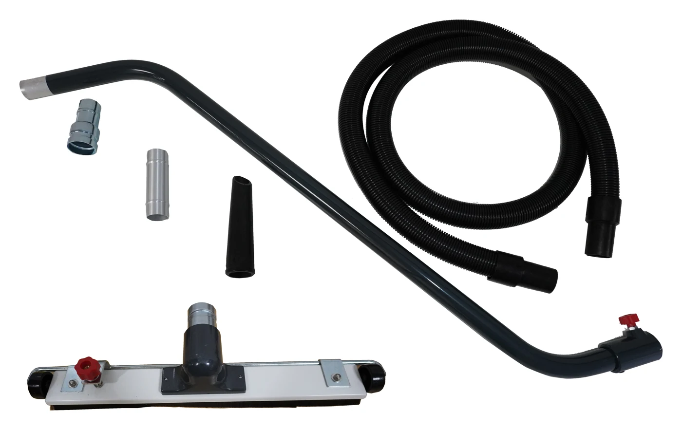 Delfin KT1006 Antistatic Accessory Kit for 2-in (50 mm) Vacuums – 10 ft Hose, Wand & Floor Brush