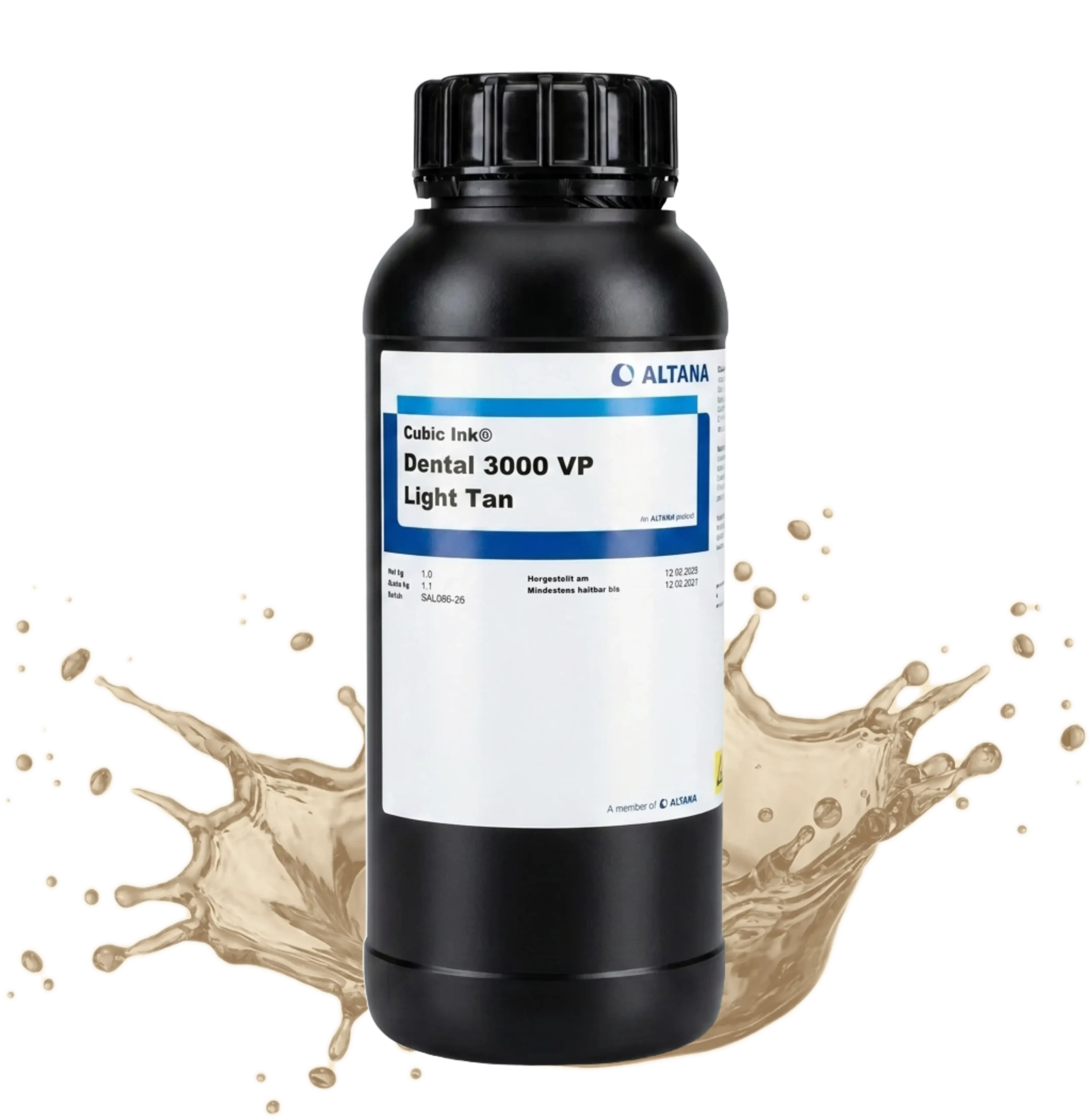ALTANA Cubic Ink Dental 3000 VP – Dental Model Resin for Aligner Thermoforming (DLP/LCD)
