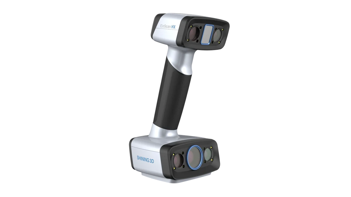 Shining 3D EinScan HX2 Handheld 3D Scanner – Dual Blue Laser + LED | 0.04 mm Accuracy