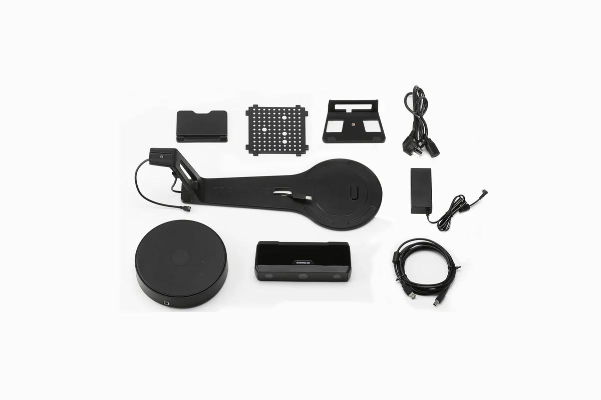 Shining 3D EinScan-SE V2 Desktop 3D Scanner – Structured Light | 0.1 mm Accuracy