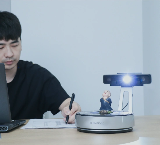 Shining 3D EinScan SP V2 Desktop 3D Scanner – Structured Light | 0.05 mm Accuracy