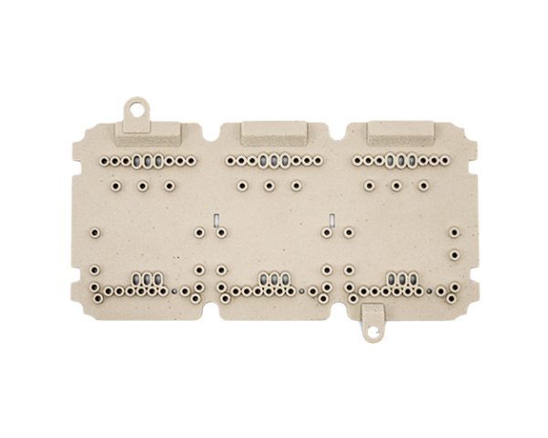 HPD module cover printed in PAEK on Farsoon UT252P SLS 3D printer