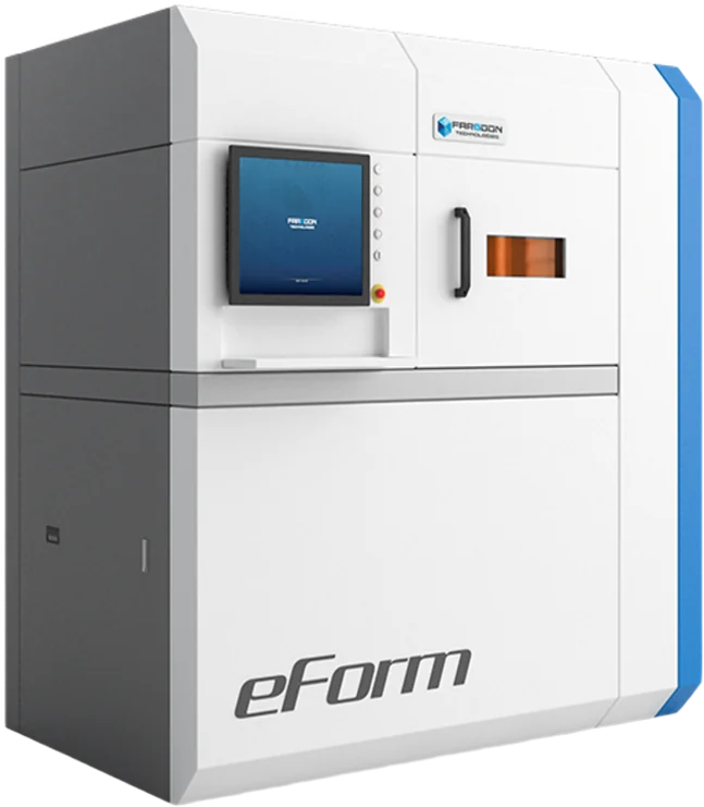 Farsoon eForm SLS 3D Printer – Compact Open-Platform Polymer System | 250×250×320 mm