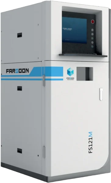 Farsoon FS121M LPBF Metal 3D Printer – Compact Frame for Dental and R&D | 4.7×4.7×3.9 in / 120×120×100 mm