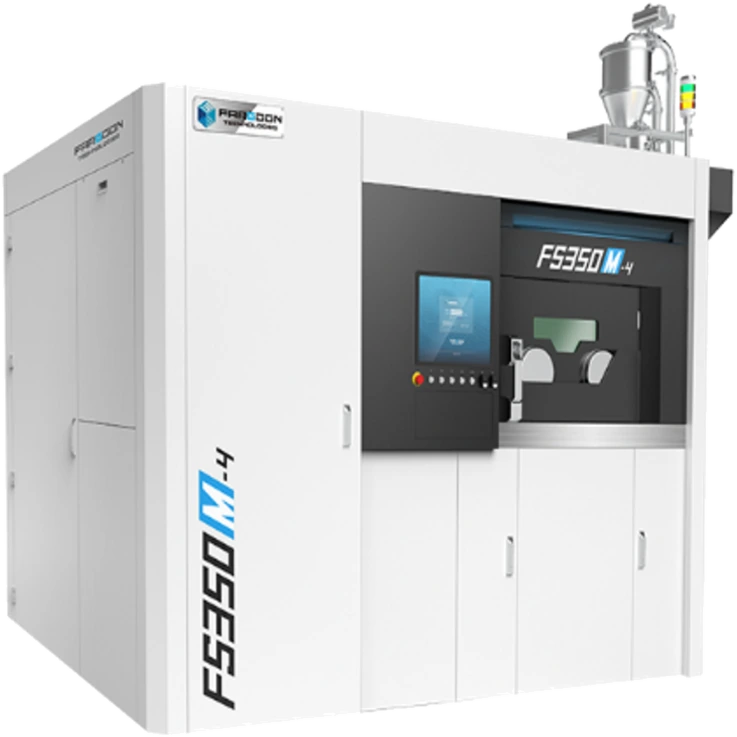 Farsoon FS350M LPBF Metal 3D Printer – 4×500 W, 4×1000 W or 6×500 W Lasers | 17.1×14.1×15.7 in / 433×358×400 mm