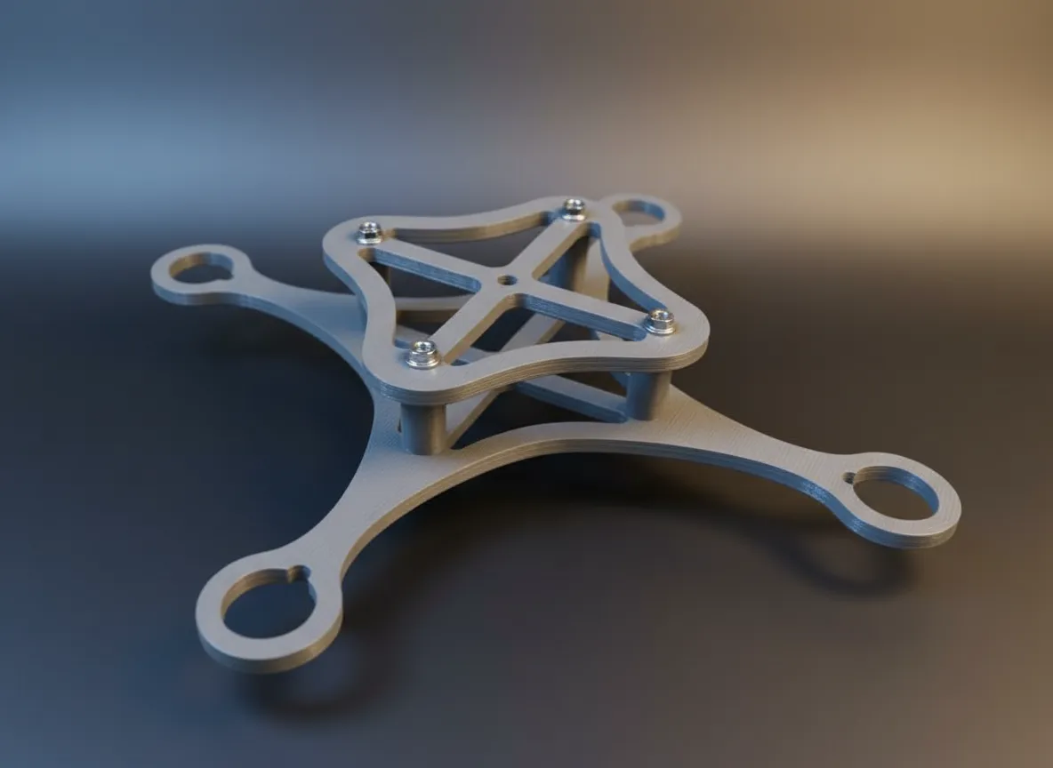 FDM carbon-filled nylon structural bracket