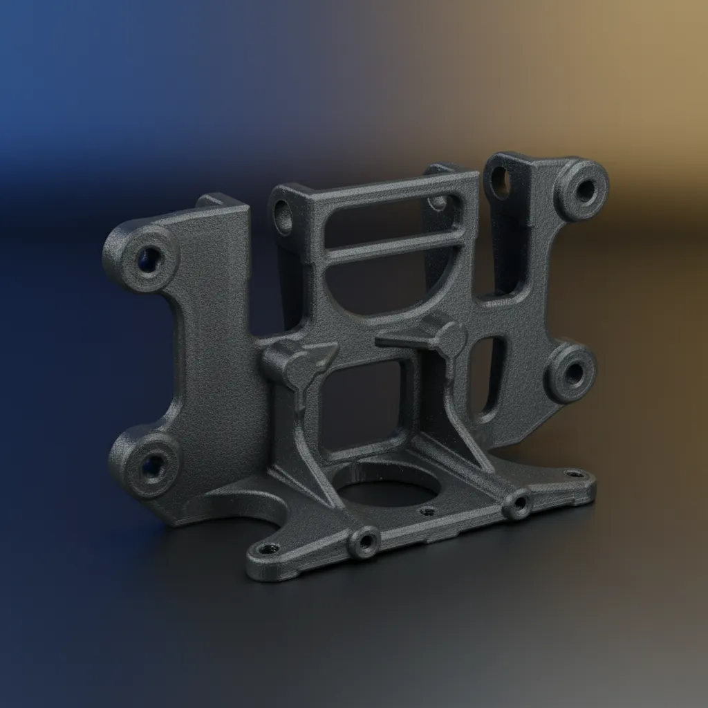 FDM PA6-CF carbon-filled nylon part