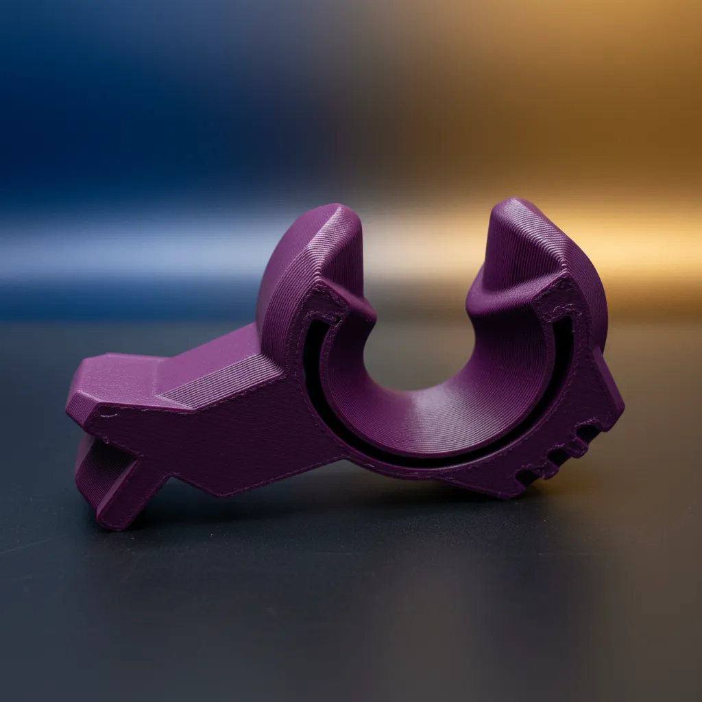 FDM PETG-CF carbon-filled part