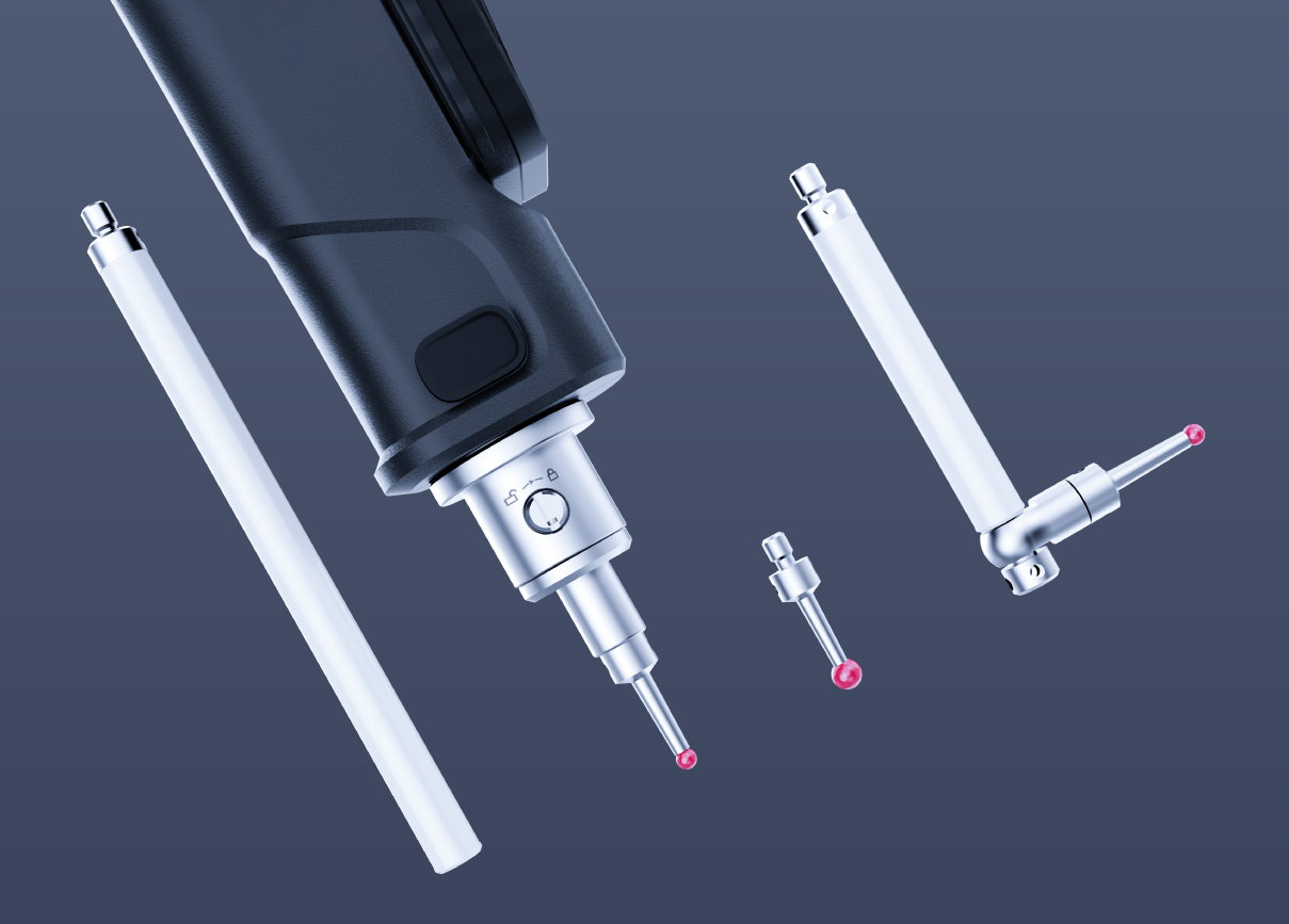 Shining 3D FreeProbe 2 Wireless Metrology Probe for FreeScan Trak – Optical CMM Accessory | 0.025 mm