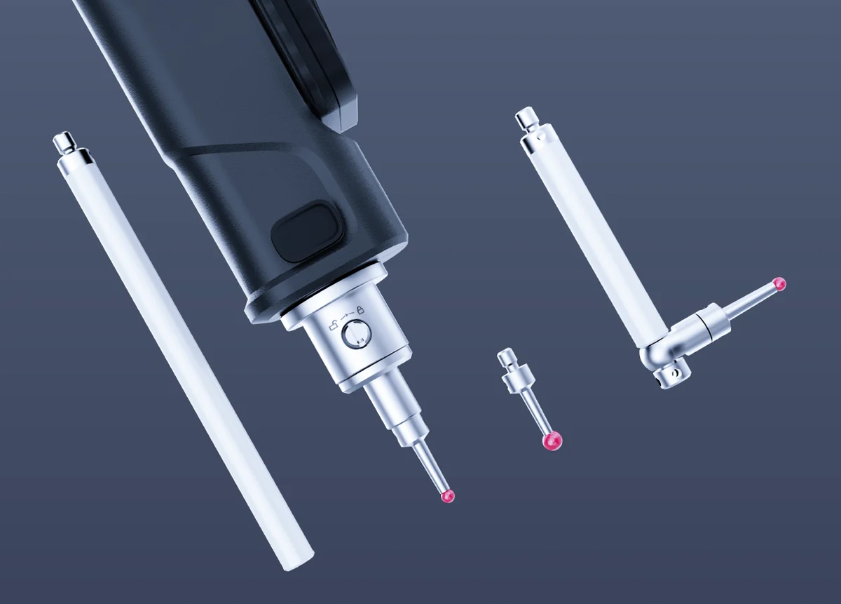 Shining 3D FreeProbe 2 Wireless Metrology Probe for FreeScan Trak – Optical CMM Accessory | 0.025 mm