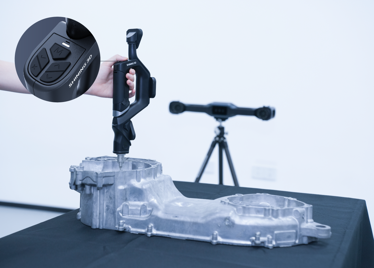 Shining 3D FreeProbe 2 Wireless Metrology Probe for FreeScan Trak – Optical CMM Accessory | 0.025 mm