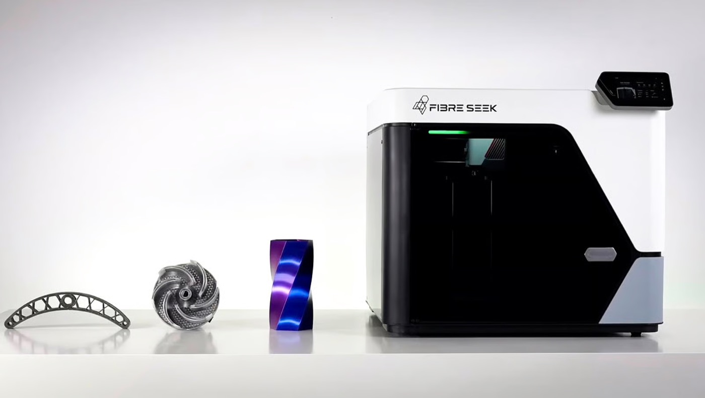Continuous carbon fibre parts printed on the FibreSeeker 3