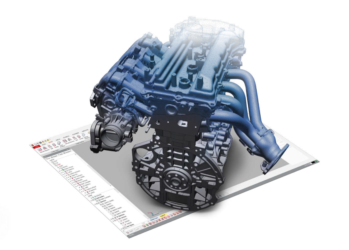 Geomagic Design X Reverse Engineering Software – Scan-to-CAD | Parametric Solid Modeling