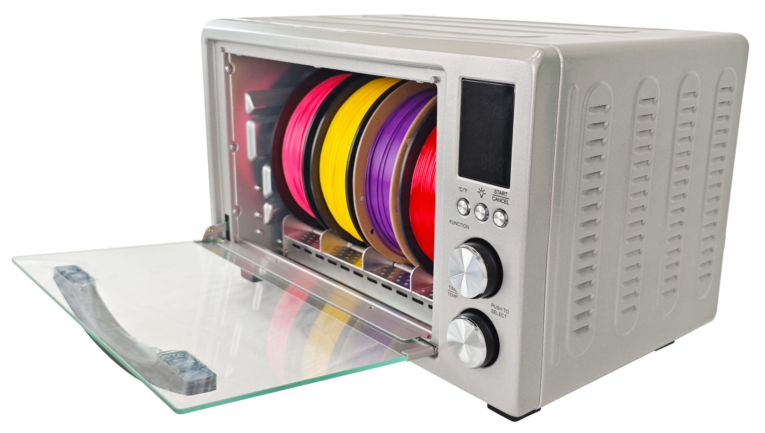 goofoo FD01 PRO 2-in-1 Filament Dryer & 3D-Print Annealing Box – 4-Spool | Up to 100°C