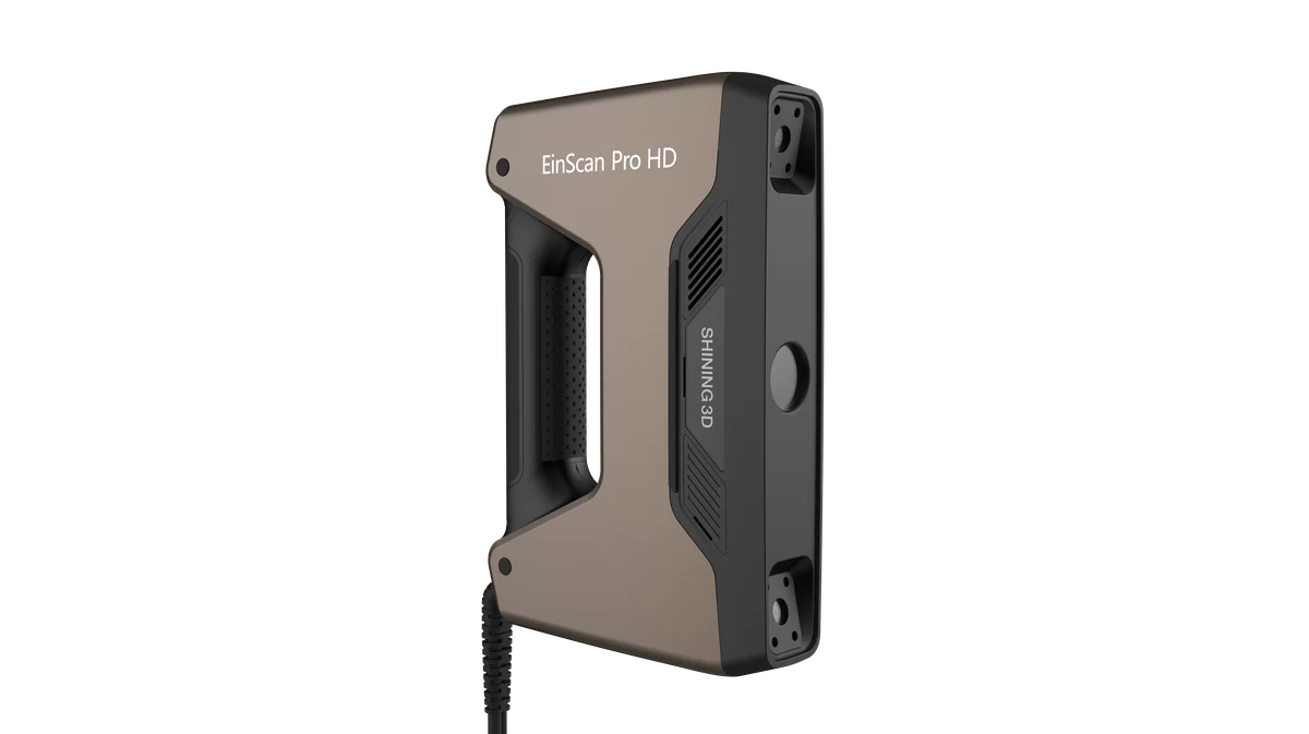 Shining 3D EinScan Pro HD Handheld 3D Scanner – Multi-Mode Structured Light | 0.045 mm Accuracy