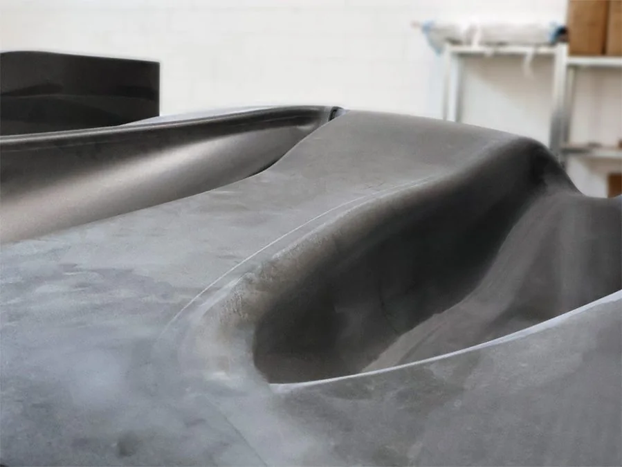 3D-printed master model and composite mould
