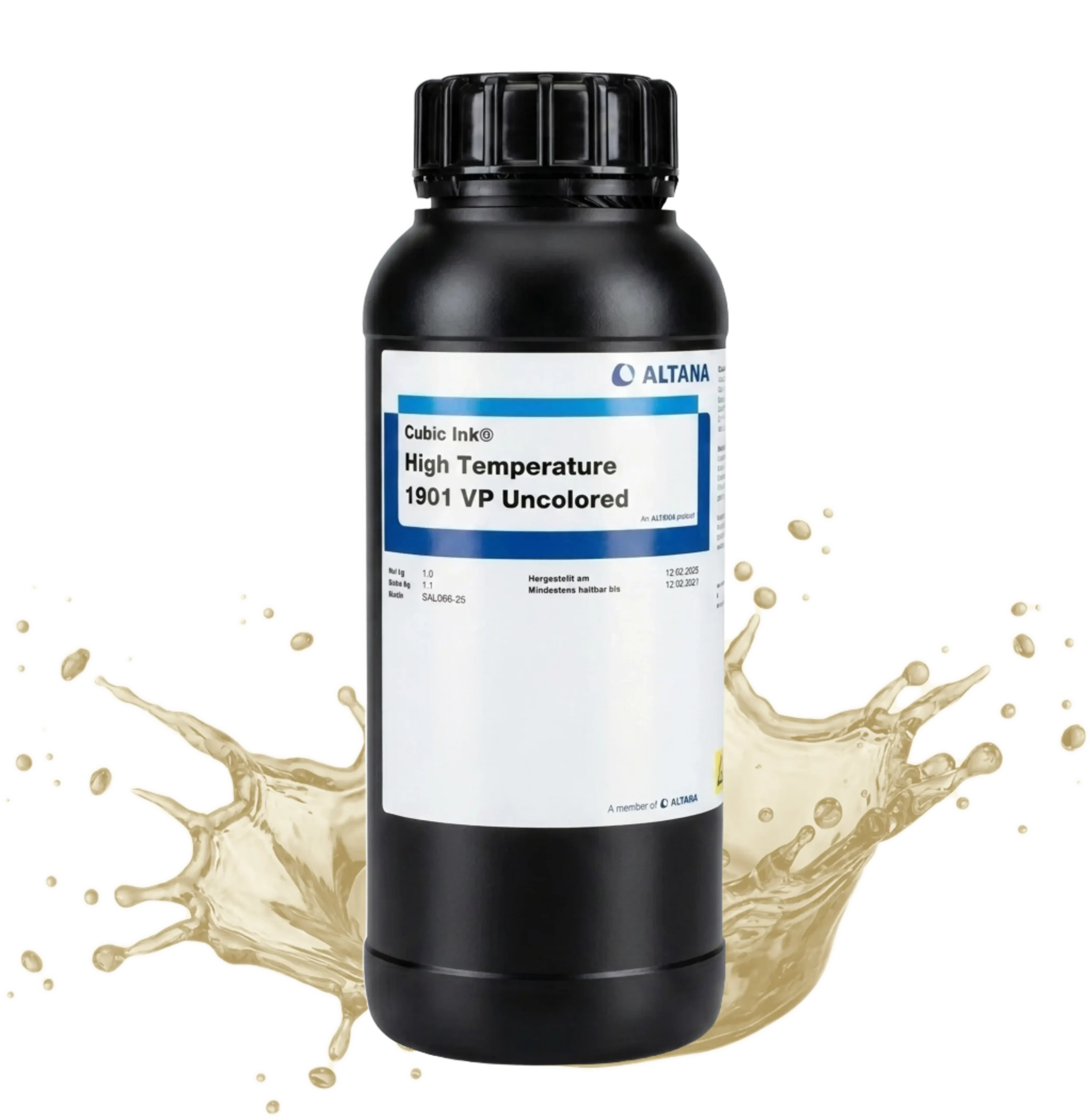 ALTANA Cubic Ink HT 1901 VP – High-Temp Tooling Resin (DLP/LCD/mSLA)