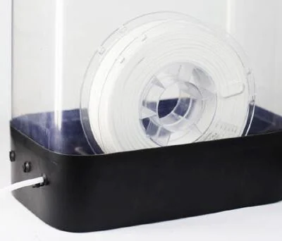 PolyBox Edition II dry box in a 3D printing setup