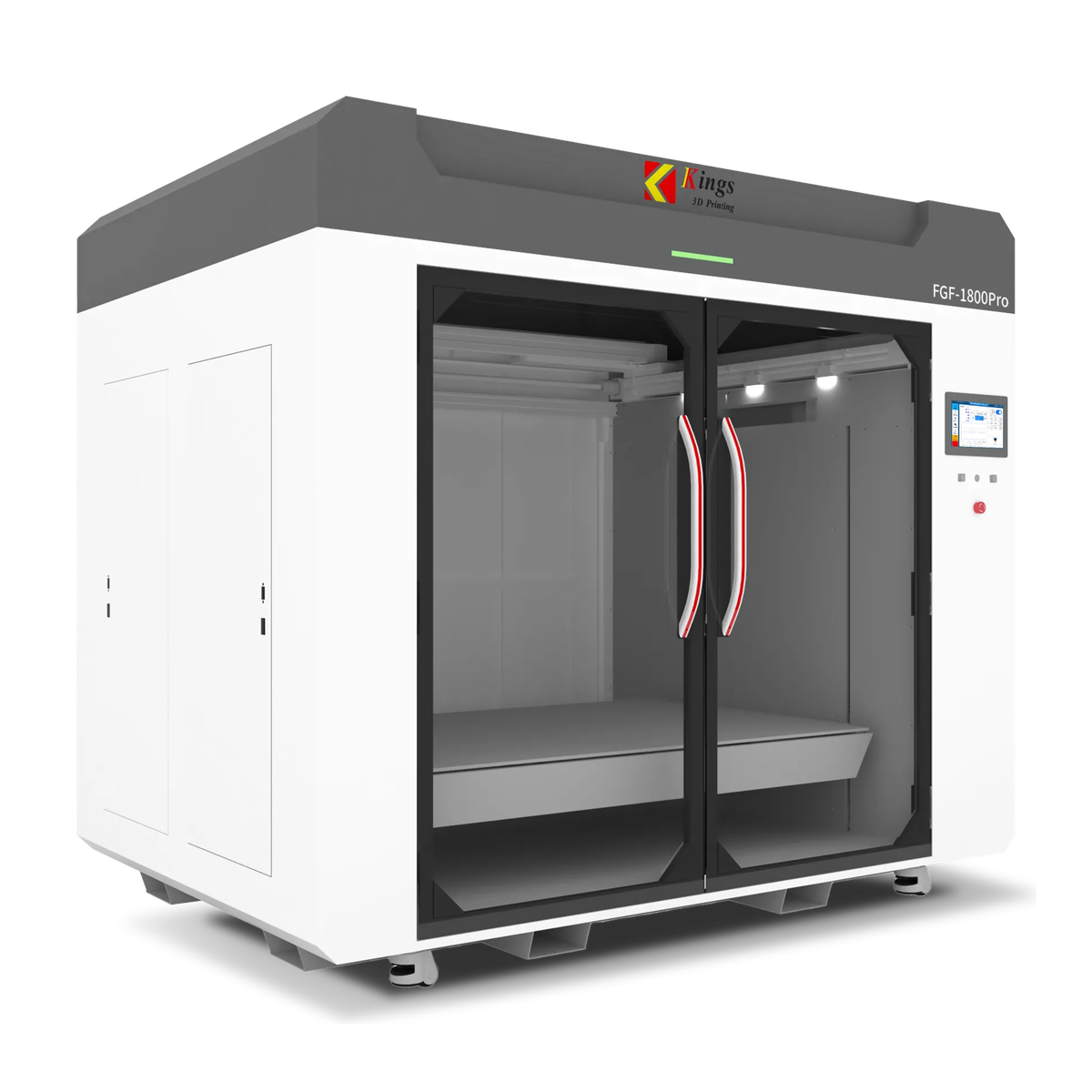 Kings FGF1800 Pellet Extrusion 3D Printer – Enclosed Large Format | 1800×1200×1100 mm