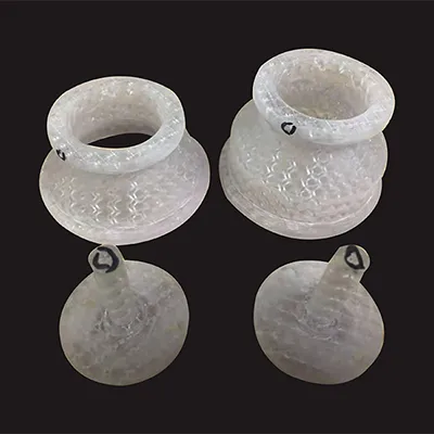 KS168C clear SLA 3D printed transparent part – high-clarity resin sample
