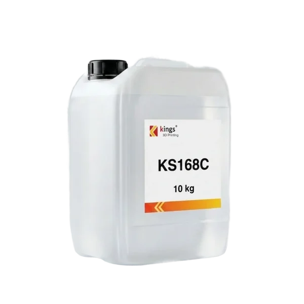 Kings3D KS168C Clear SLA Resin – Durable Transparent Prototyping | 83 Shore D, 10 kg