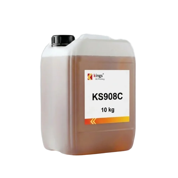 Kings3D KS908C Brown ABS-Like SLA Resin – Tough, Accurate Prototyping | 74–82 Shore D, 10 kg