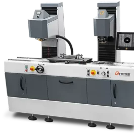 Hardness testing plant with test point preparation