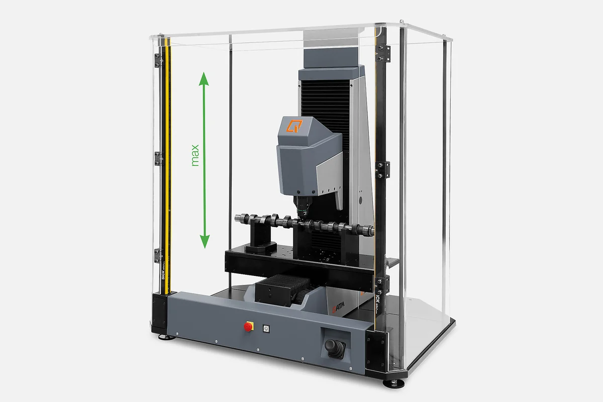 QATM Qness 150 R Rockwell hardness tester – extended test area with 180 mm throat