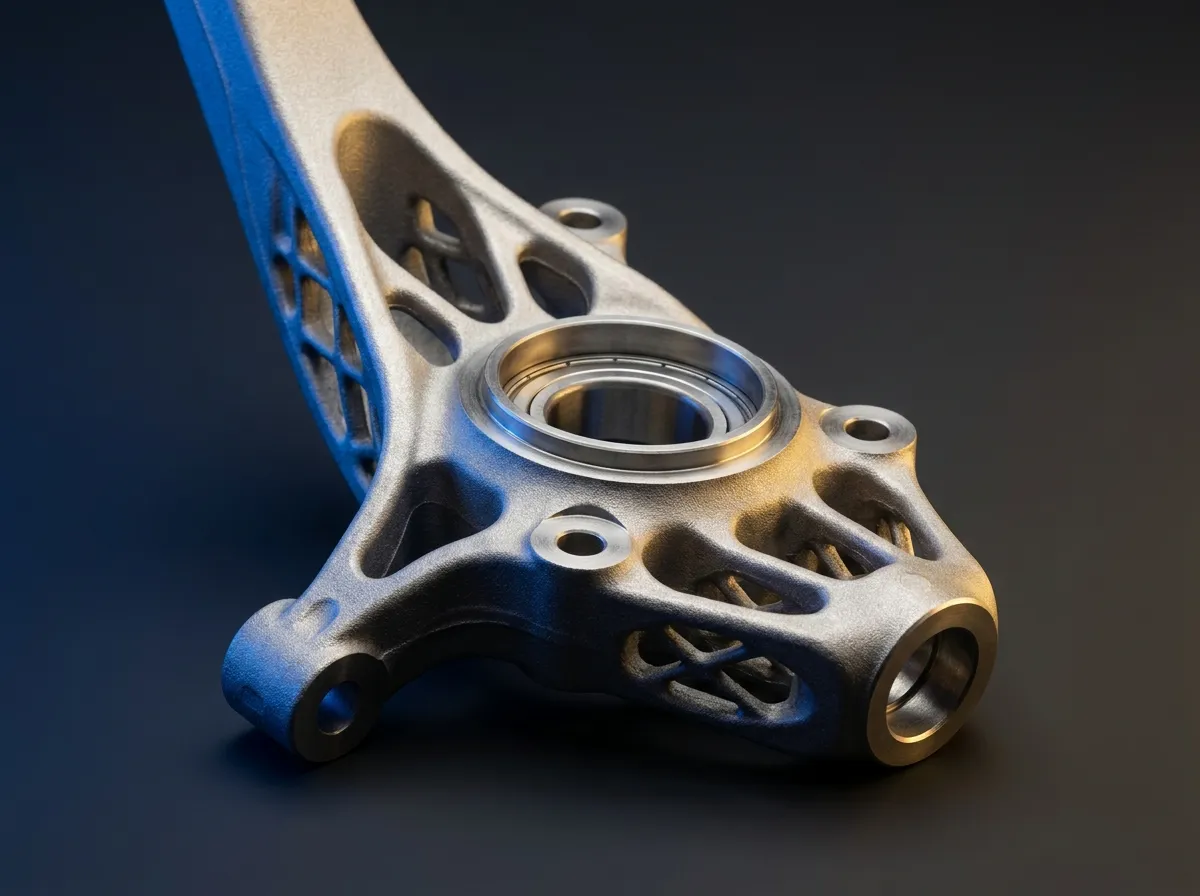 316L stainless hub printed by metal LPBF