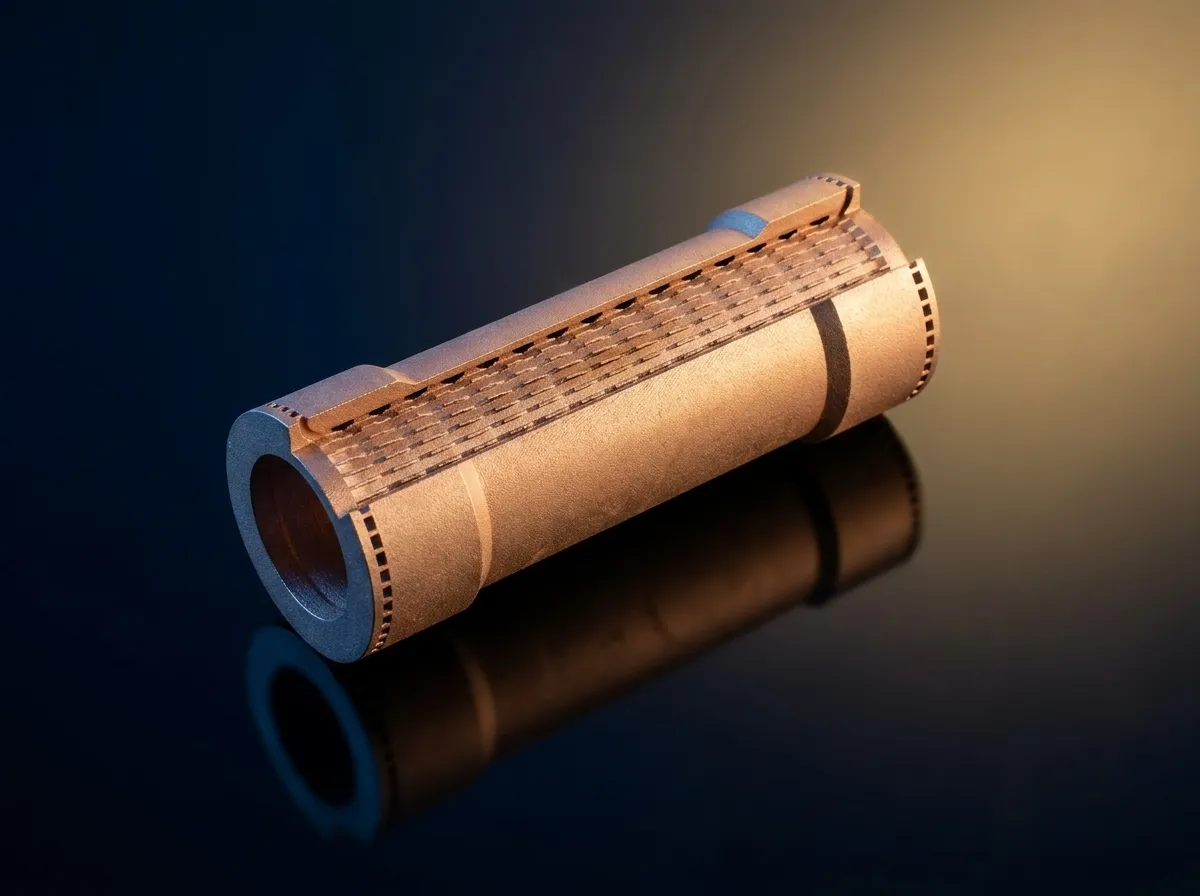 LPBF CuCrZn copper alloy heat sink and inductor