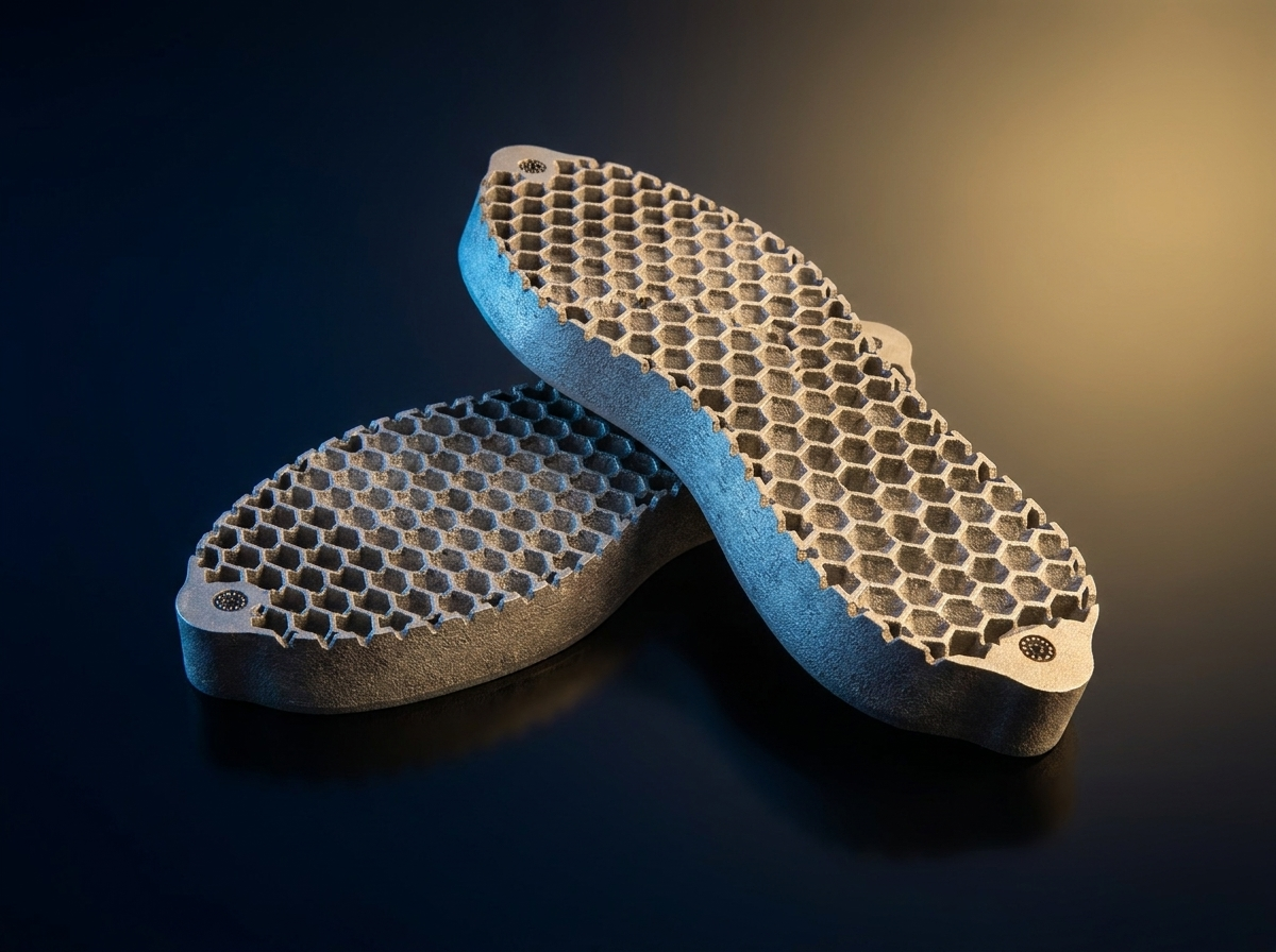 CNC-machined LPBF metal part
