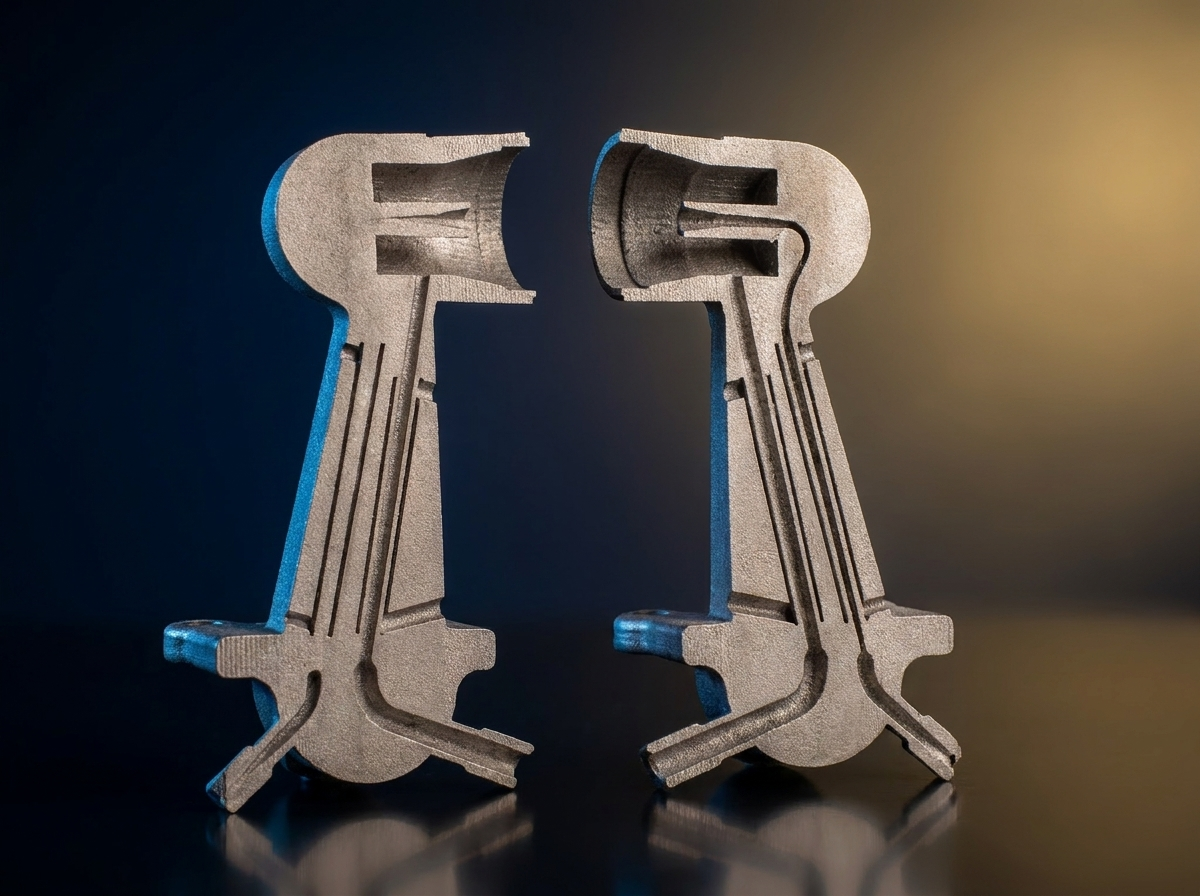 LPBF Inconel 718 high-temperature component, turbine and exhaust