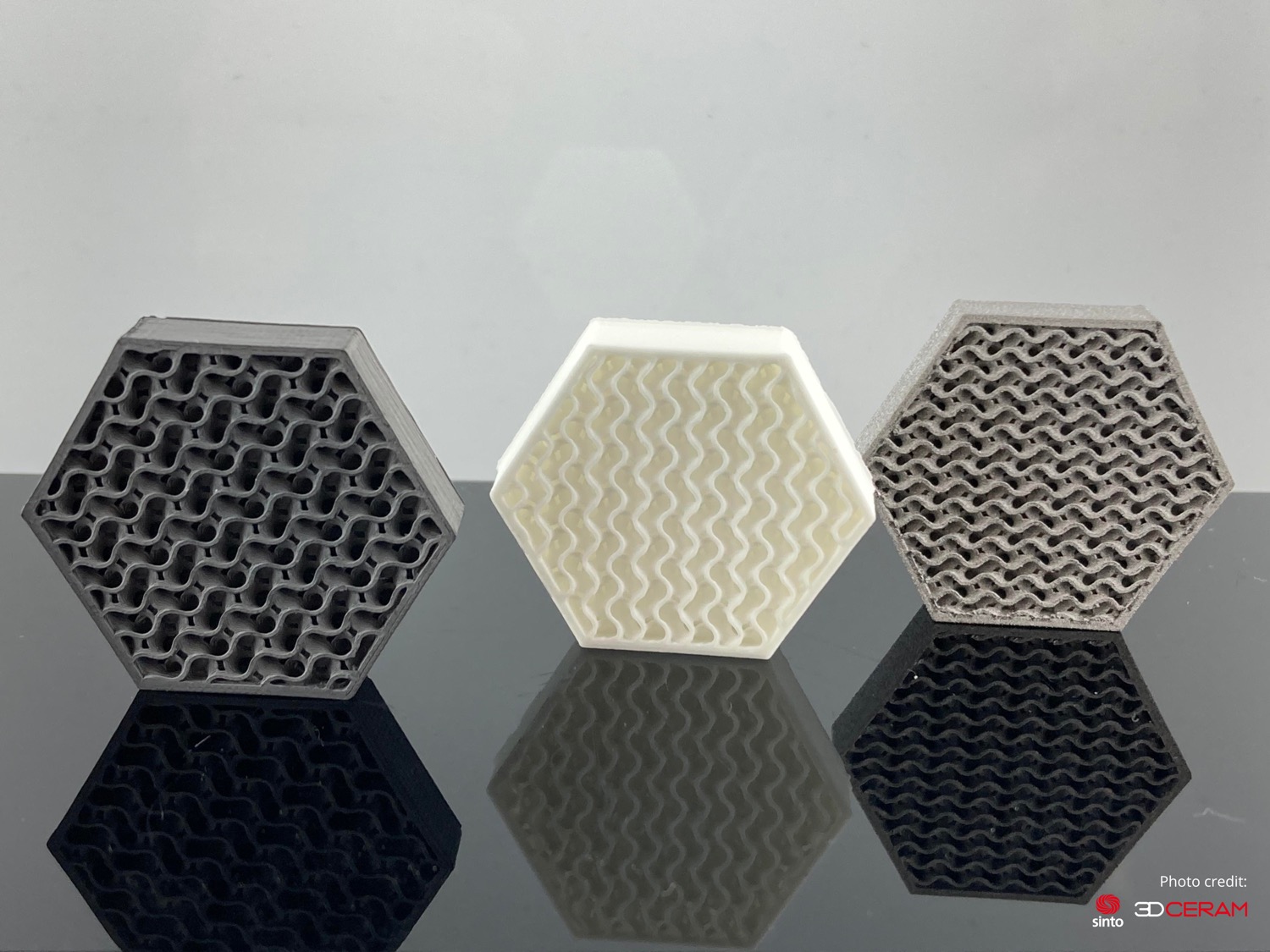 Functional metal and ceramic parts 3D printed on the 3DCeram M.A.T.