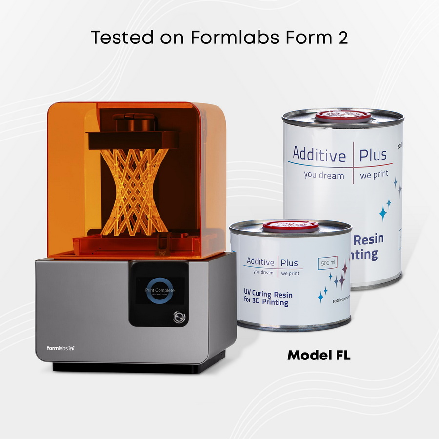 Additive Plus Model FL Photopolymer Resin for 3D Printers