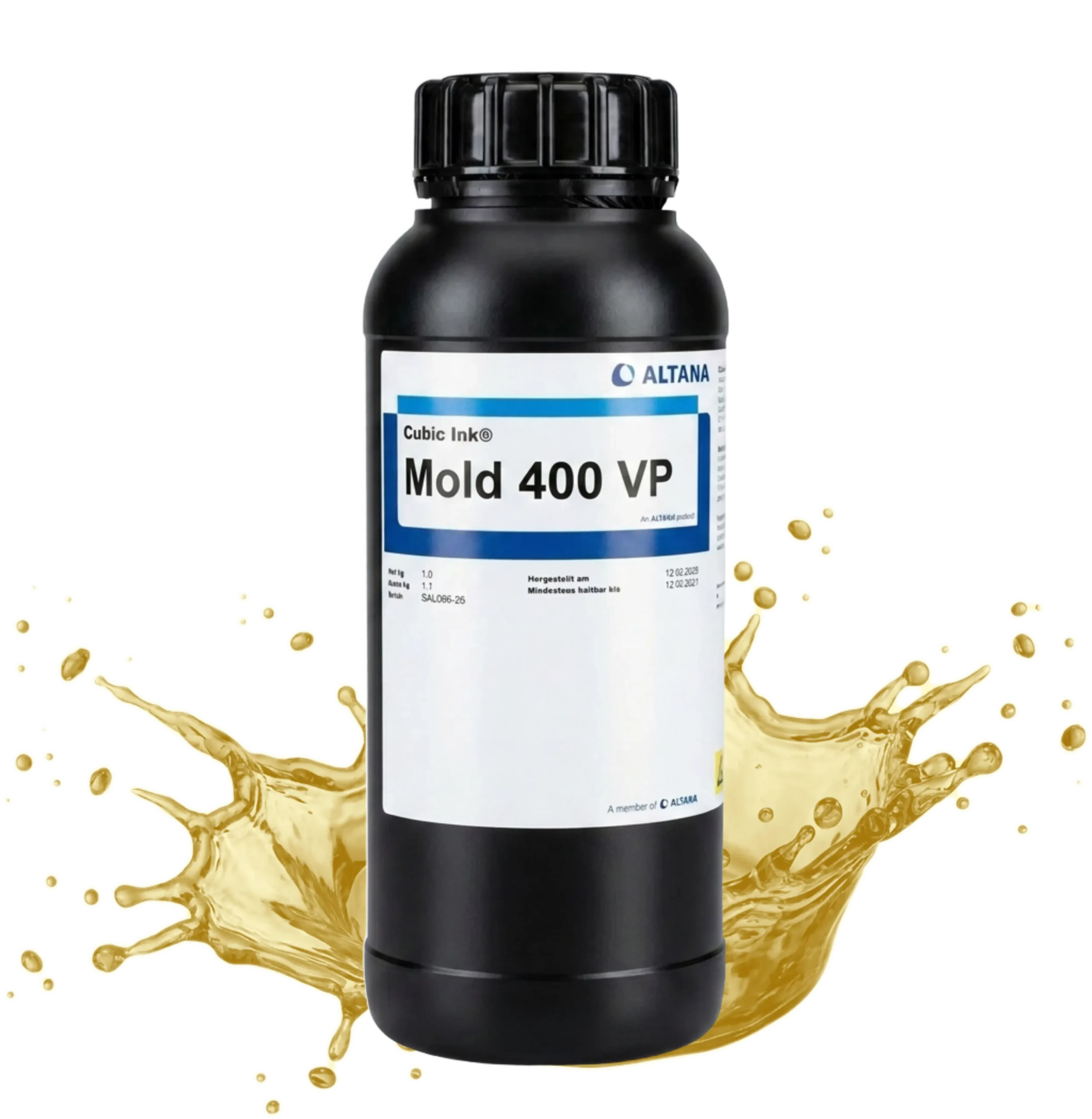 ALTANA Cubic Ink Mold 400 VP — Water-Breakable Casting Resin (DLP/LCD/mSLA)