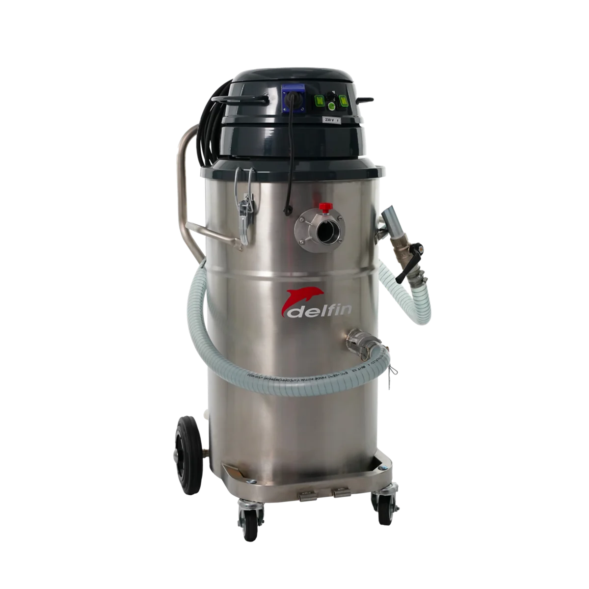 Delfin MTL 802 WD Single-Phase Wet & Dry Liquid Recovery Vacuum – 21 gal | 2.7 HP