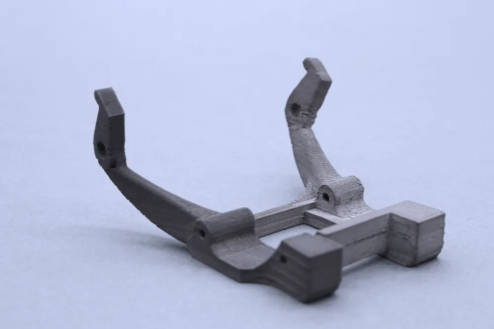 3D printed 316L helmet bracket for the Royal Netherlands Navy, a metal filament application