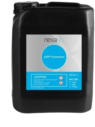 Nexa3D xGPP-Translucent Resin – Performance Prototyping & Flow-Model Photopolymer for NXE 400 | 5 kg