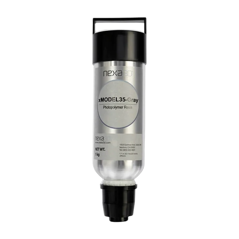 Nexa3D xMODEL35-Gray Resin – Rigid High-Temp Photopolymer for XiP | 1.5 kg