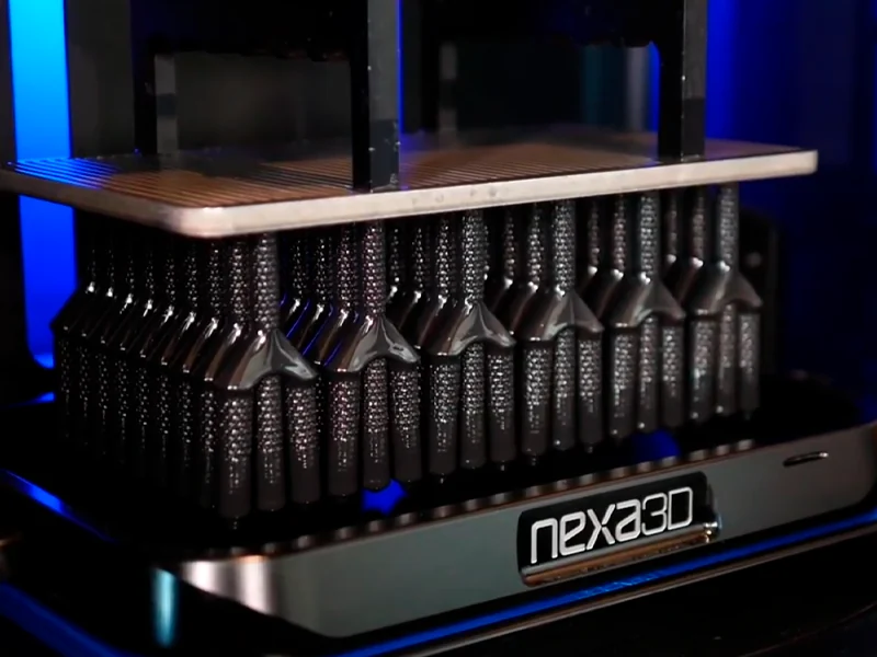 Nexa3D xPP405 printed part - polypropylene-like LSPc resin, tough functional component