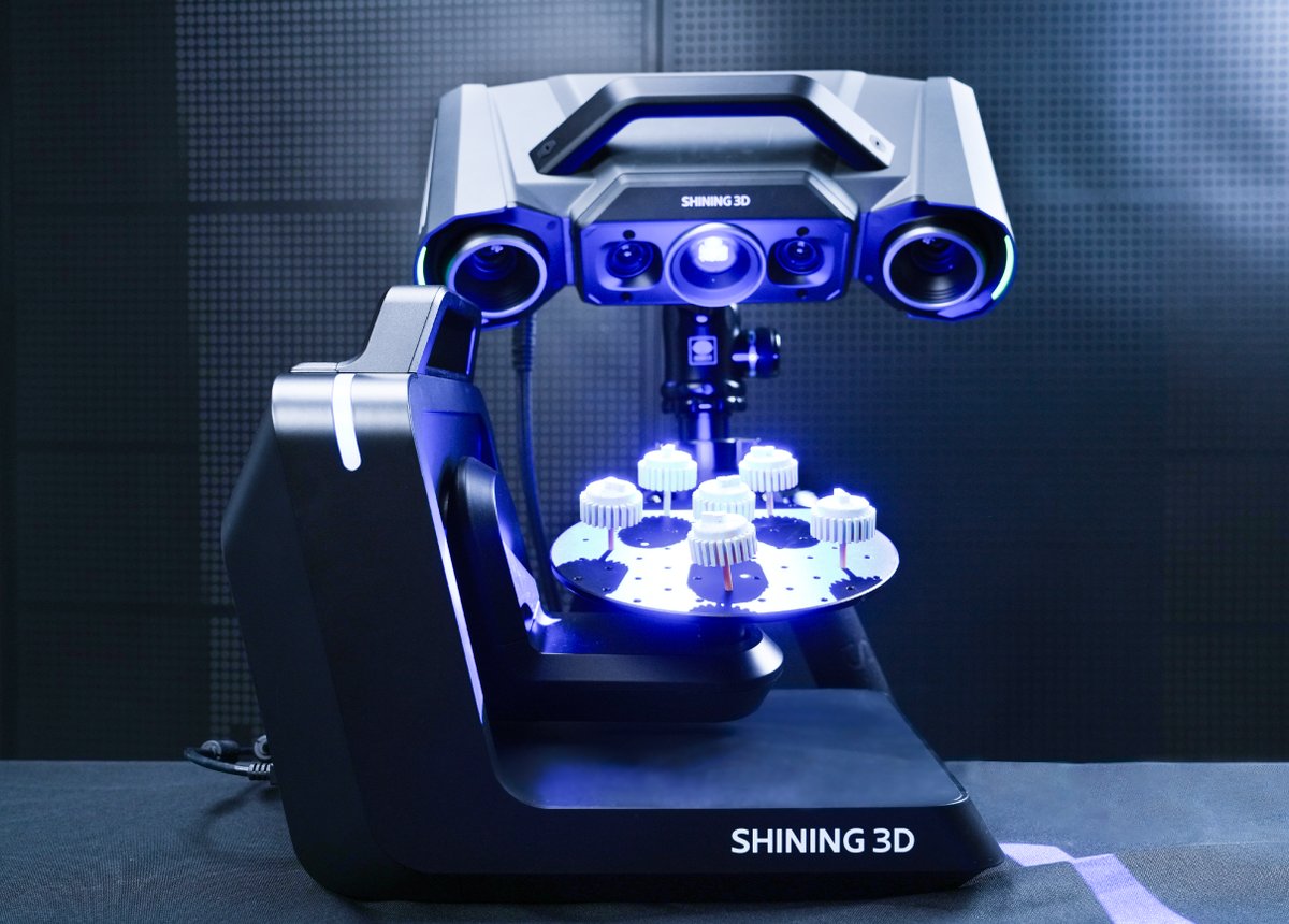 OptimScan Q12 Q9 with automatic dual-axis turntable