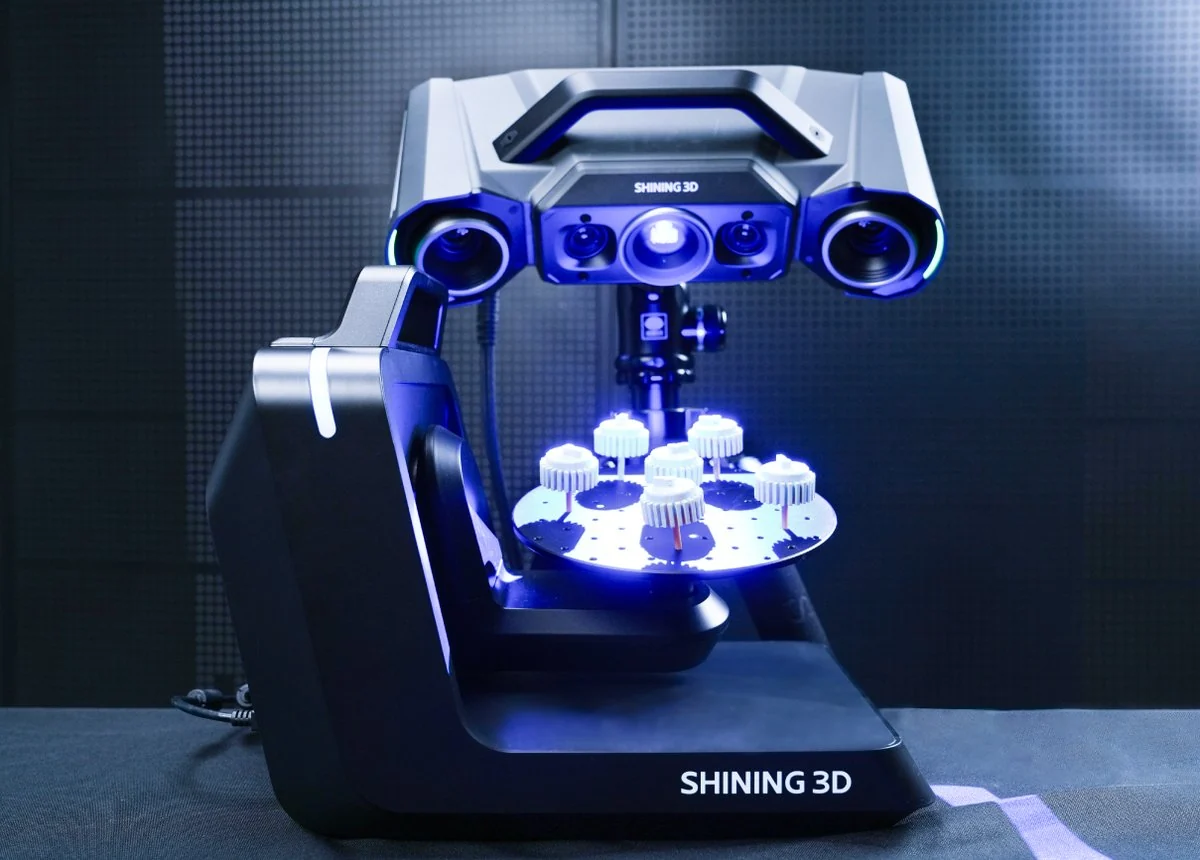 OptimScan Q12 Q9 with automatic dual-axis turntable
