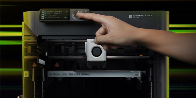 Bambu Lab P1S Combo printing proccess