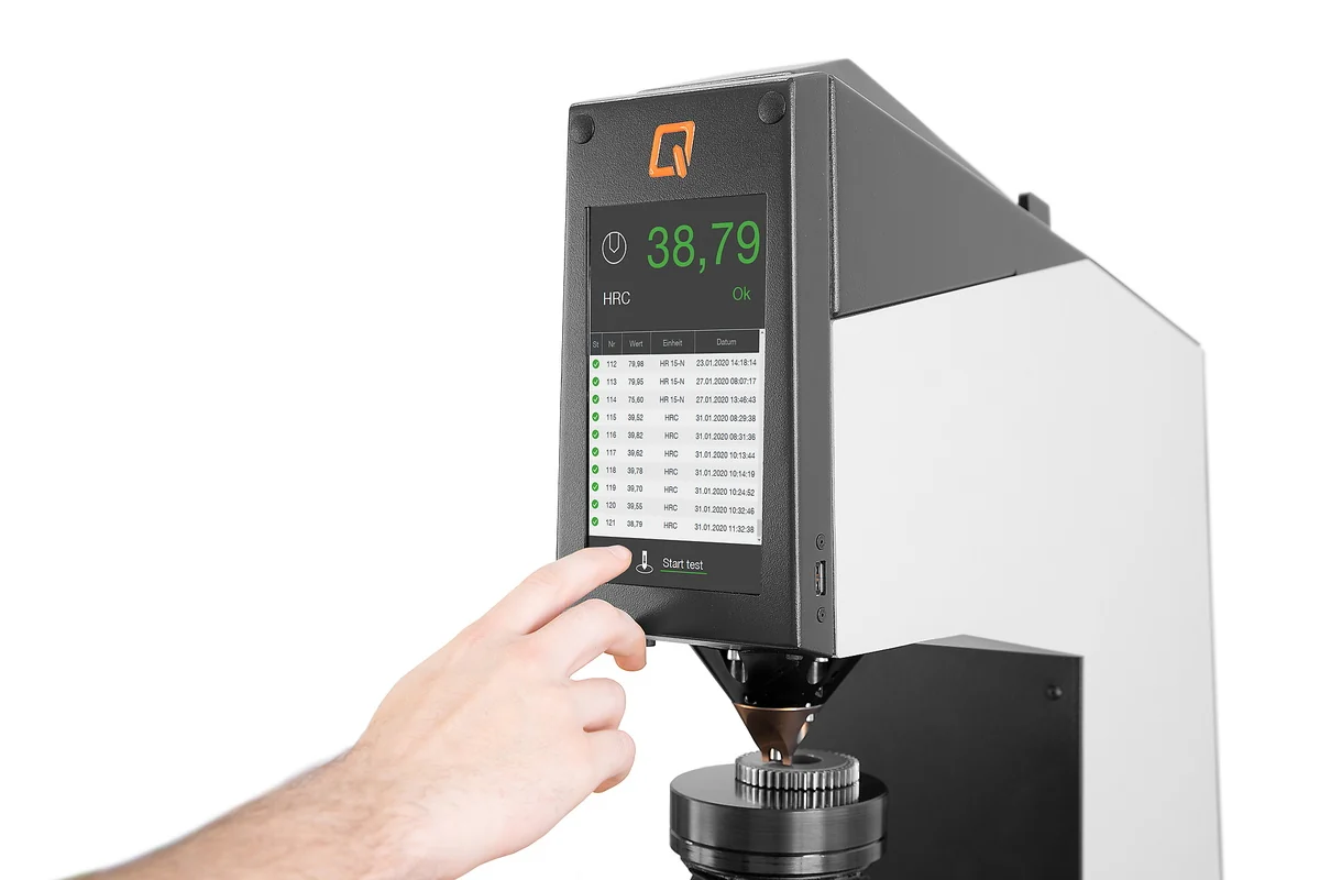 QATM Qness 150 CS Rockwell Hardness Tester – Rockwell/Brinell/Vickers | 1–250 kg