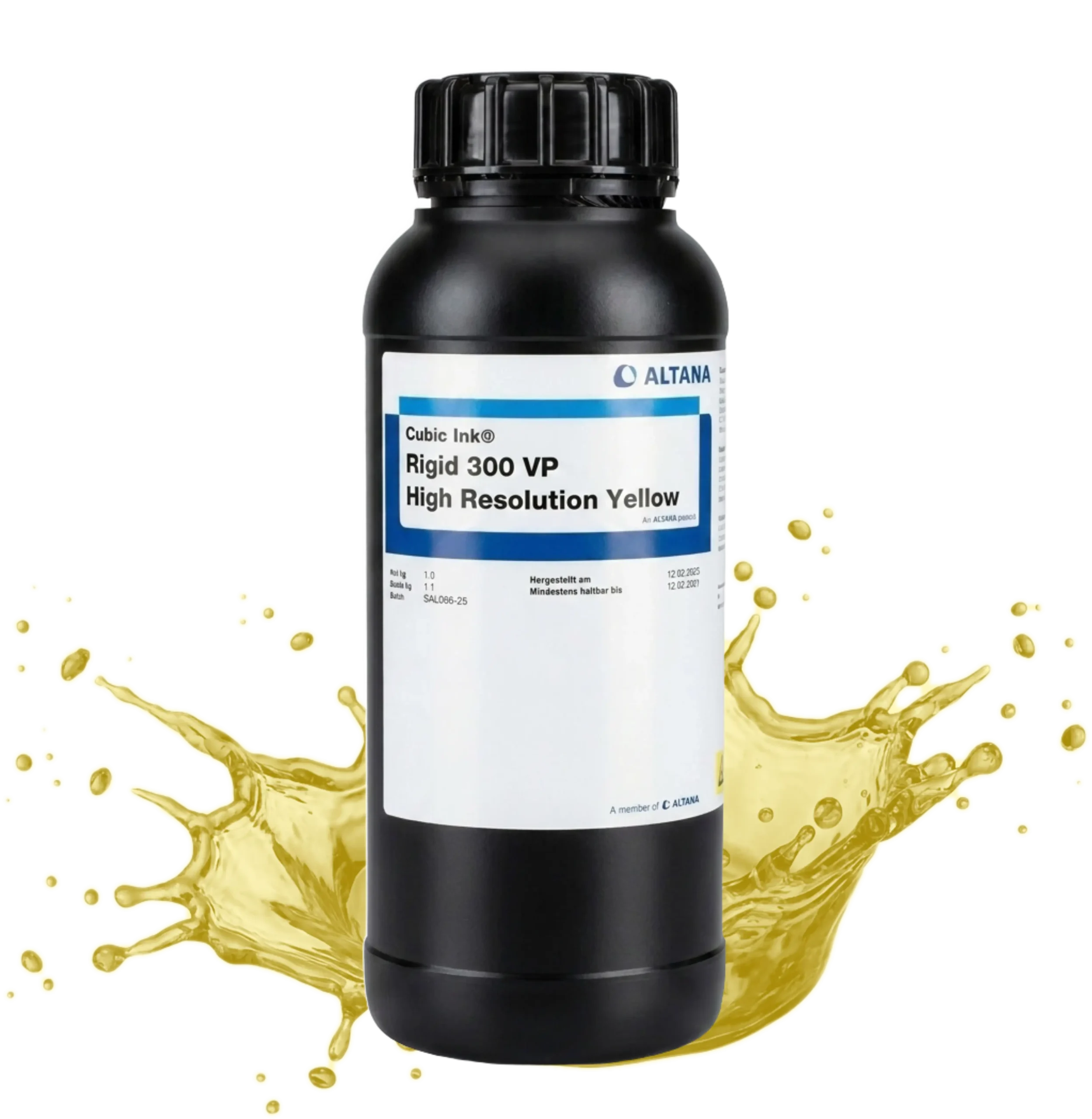 ALTANA Cubic Ink Rigid 300 VP High Resolution – Fine-Detail Precision Resin (DLP/LCD/mSLA)